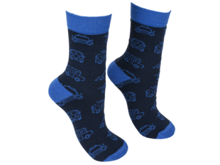 BNN BENNONKY CAR SOCKS BLUE ponožky modré-2