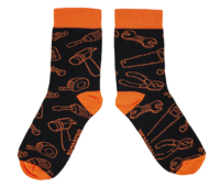 BNN BENNONKY TOOL SOCKS black/orange ponožky-1