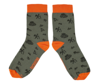 BNN BENNONKY TREK SOCKS GREEN/ORANGE ponožky-1