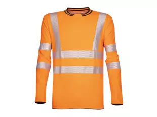 SIGNAL H5927 Tričko Hivis dlouhý ruk.55/45 ORANŽ