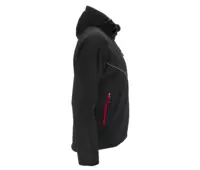 BNN FORCE Jacket black/red bunda softshell černá-3