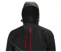 BNN FORCE Jacket black/red bunda softshell černá-7